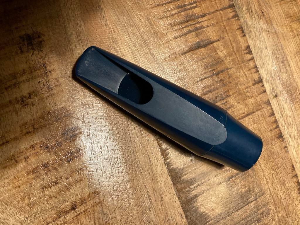 Rare Bec tenor Jumbo Java bleu  T55 de 1986 avec ligauture, Musique & Instruments, Instruments | Accessoires, Enlèvement, Utilisé