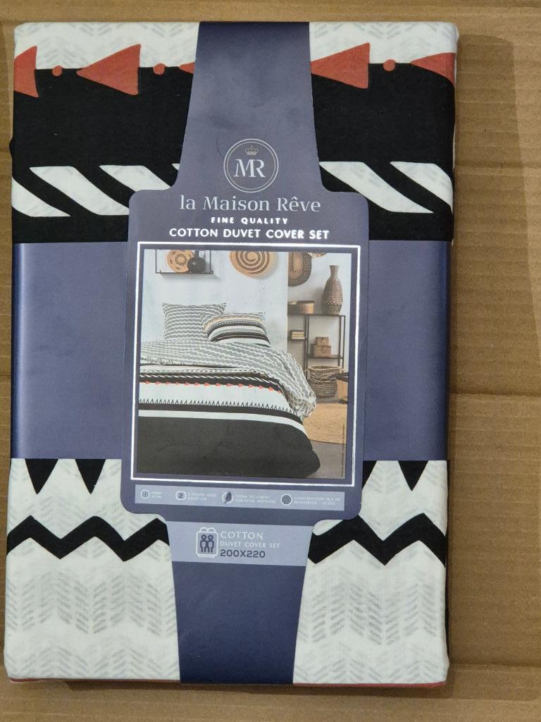 Ensemble de housse de couette 200x220, neuf, Maison & Meubles, Chambre à coucher | Linge de lit, Enlèvement ou Envoi