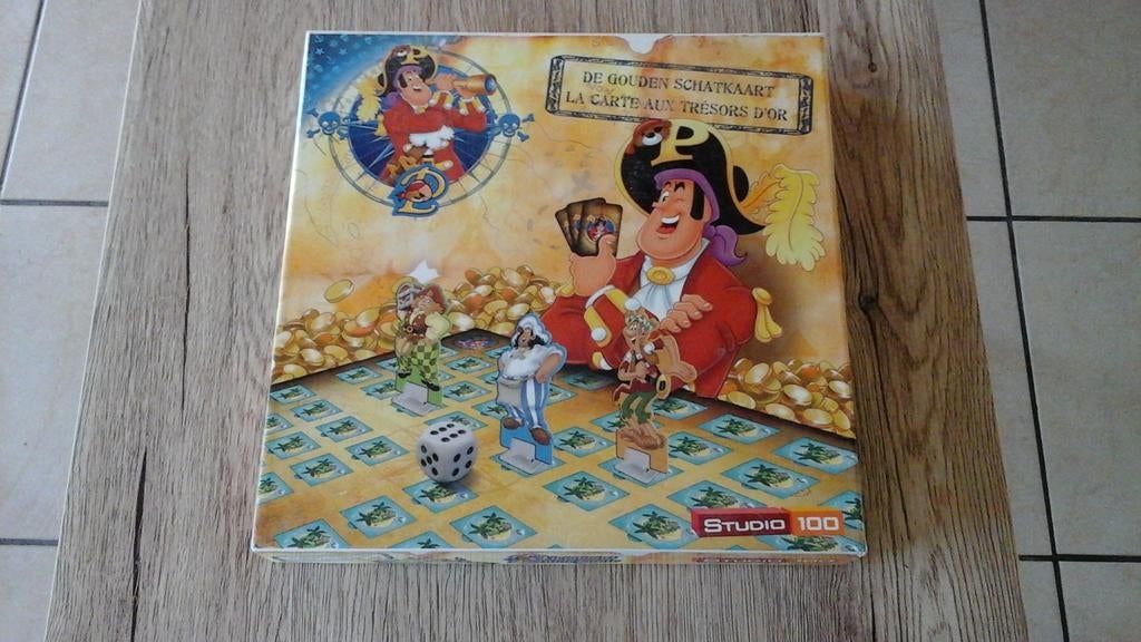 Jeu Pat le Pirate"La carte aux trésors d'or" Studio 100, Enlèvement, Neuf