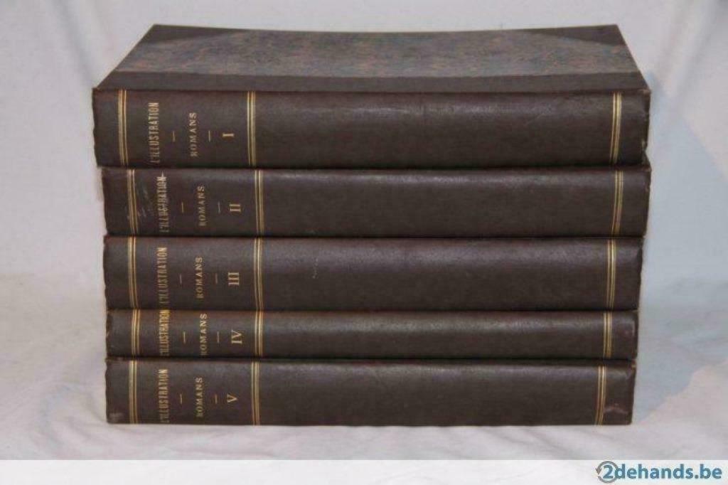 L'Illustration Romans 1,2,3,4,5 - 1903 - 1907, Antiek en Kunst, Ophalen of Verzenden