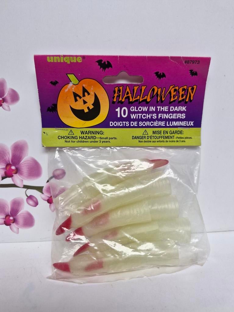 ❤️ Glow in the Dark Heksenvingers, Unique, Ophalen of Verzenden, Nieuw, Accessoires