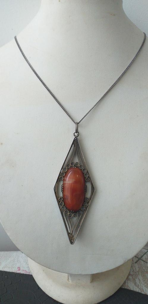 Pendentif en argent et VTG., Enlèvement ou Envoi, Argent, Pendentif