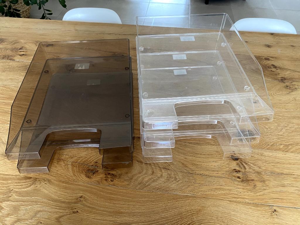 Plastic papier bakjes/organizers Nice Day, Ophalen of Verzenden, Gebruikt