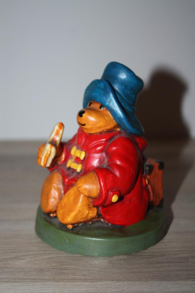 Beeldje Paddington Bear , 10 cm hoog , als nieuw, Verzamelen, Ophalen of Verzenden, Zo goed als nieuw, Tv, Beeldje, Replica of Model