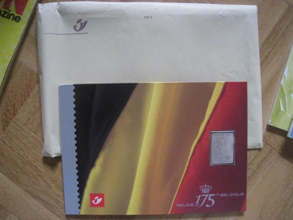 175 jaar Belgisch postzegelzakje, Postzegels en Munten, Postzegels | Europa | België, Met envelop, Verzenden, Koninklijk huis