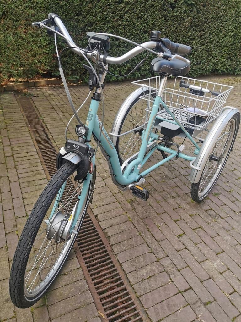 Elektrische driewieler fiets tri-bike classic inf 0488826971, Ophalen of Verzenden, Zo goed als nieuw