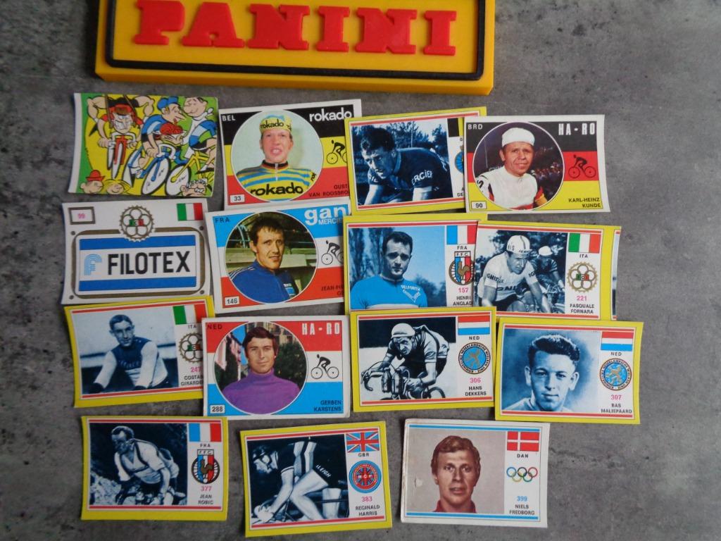 Autocollants de cyclisme PANINI SPRINT 73 de 1973 15x VERSCH, Envoi