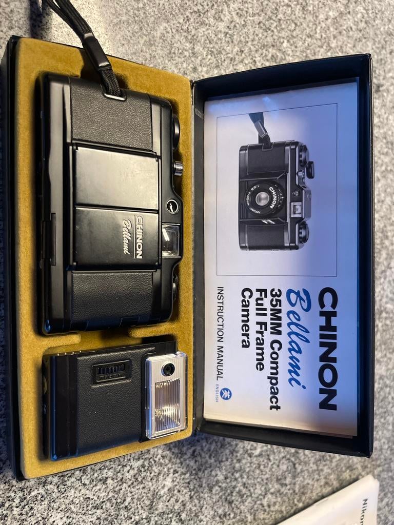 Chinon Bellami 35mm compact camera – compleet originele doos, Enlèvement ou Envoi, Comme neuf
