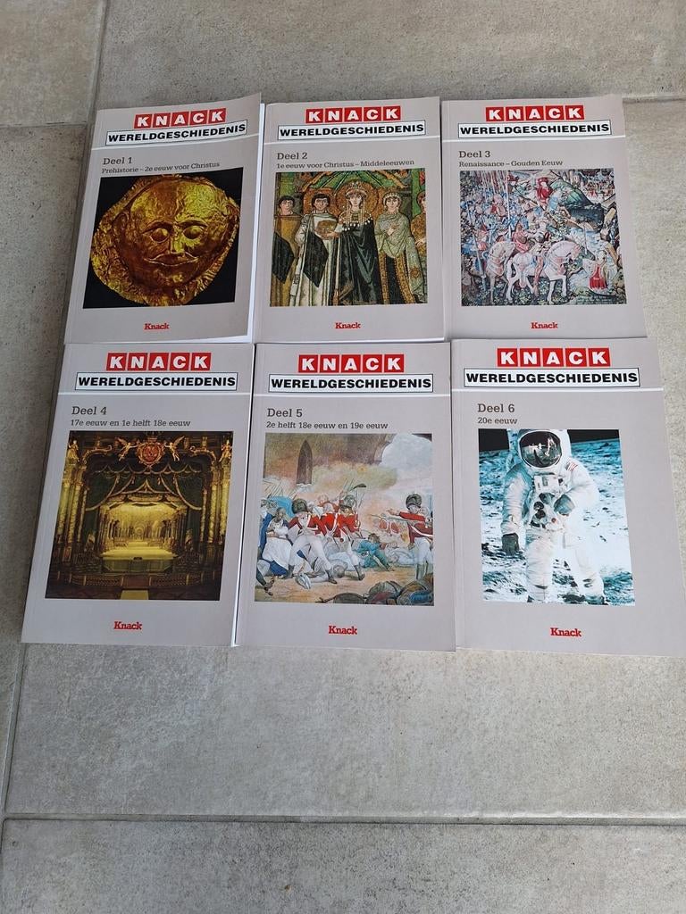 Knack wereldgeschiedenis 6 boeken, Boeken, Ophalen of Verzenden, Zo goed als nieuw