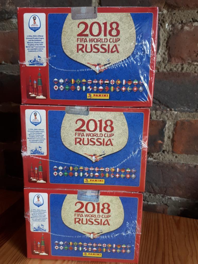 panini box 100 pochettes russie 2018 version belge, Enlèvement ou Envoi, Neuf, Sport