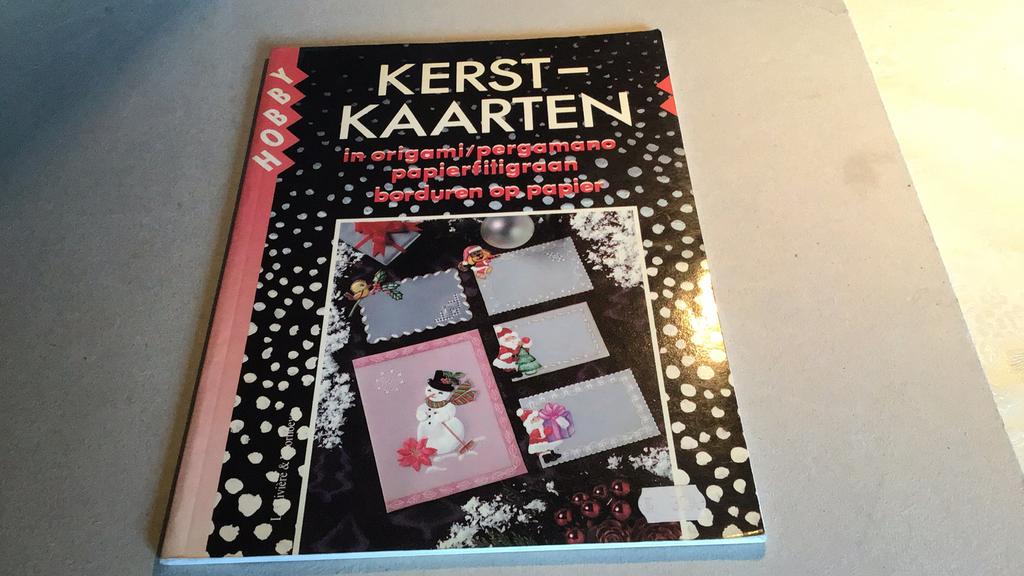 Kerstkaarten in origami, pergamano, papierfiligraan (b4), Ophalen of Verzenden, Zo goed als nieuw
