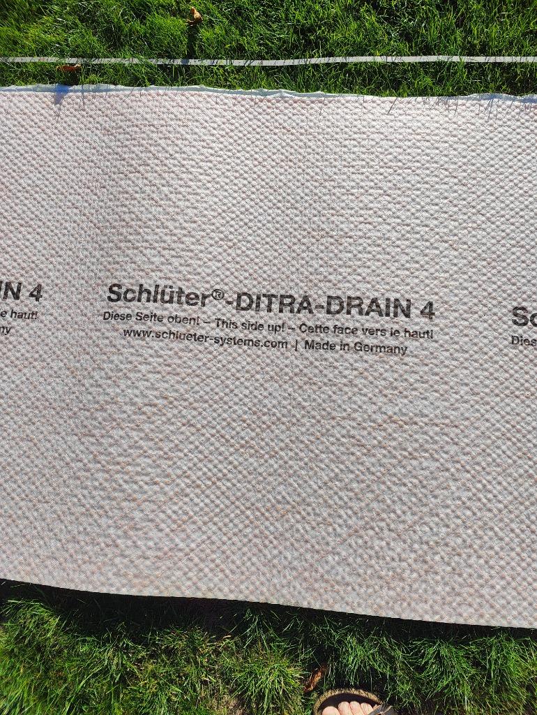 schlüter DITRA drain 4, Enlèvement, Neuf, Autres matériaux, Carrelage de sol