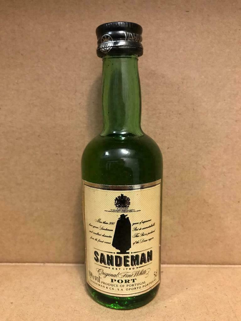 Sandeman White Port - Alcohol miniatuur - 5cl - Portugal, Nieuw, Ophalen of Verzenden, Vol, Overige gebieden