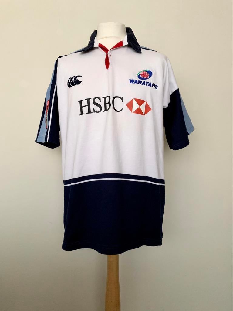New South Wales Waratahs 2002 Vodafone Rugby Super 12 Jersey, Sport en Fitness, Rugby, Ophalen of Verzenden, Gebruikt, Kleding