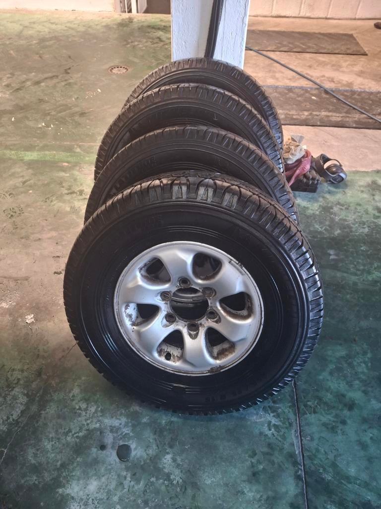 5x alu velg pajero 2, Autos : Pièces & Accessoires, Pneus & Jantes, Enlèvement, Jante(s)