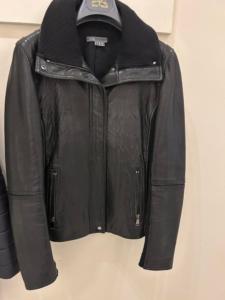 Vest leder dames Vince, Enlèvement ou Envoi, Comme neuf, Taille 36 (S)