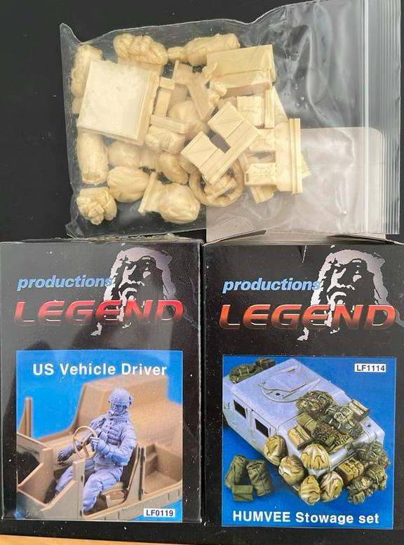 Legend : US driver + stowage set, Ophalen of Verzenden, Zo goed als nieuw