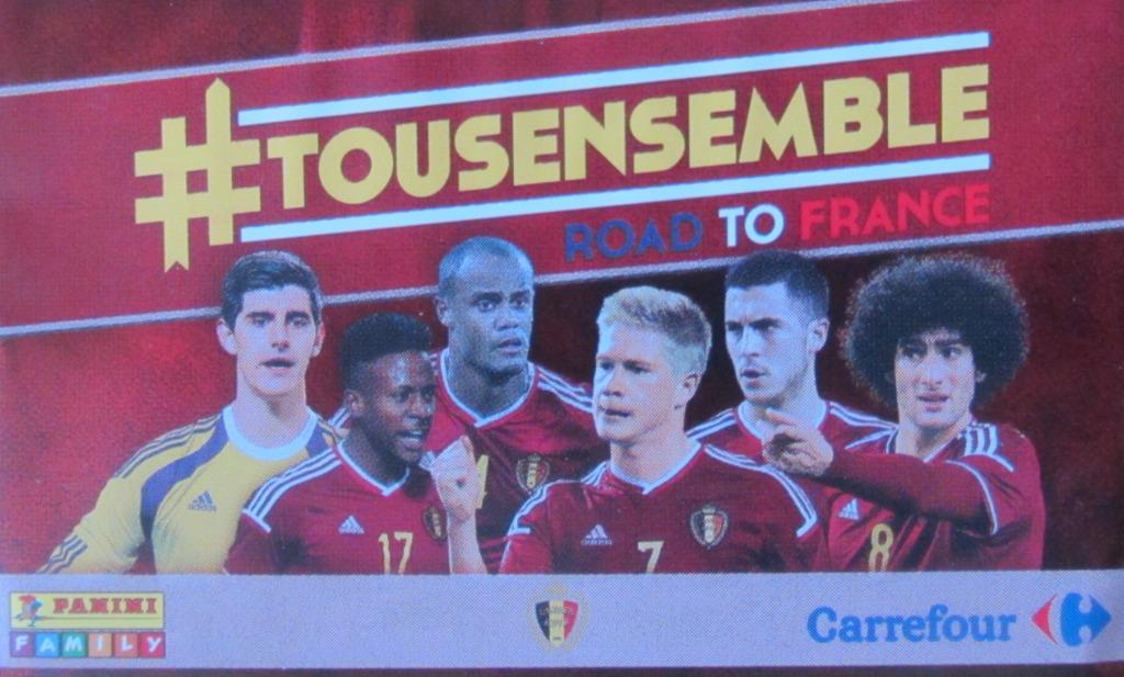 Tous Ensemble Road To France-Carrefour-Billets Panini 2015, Collections, Autres supermarchés, Enlèvement ou Envoi