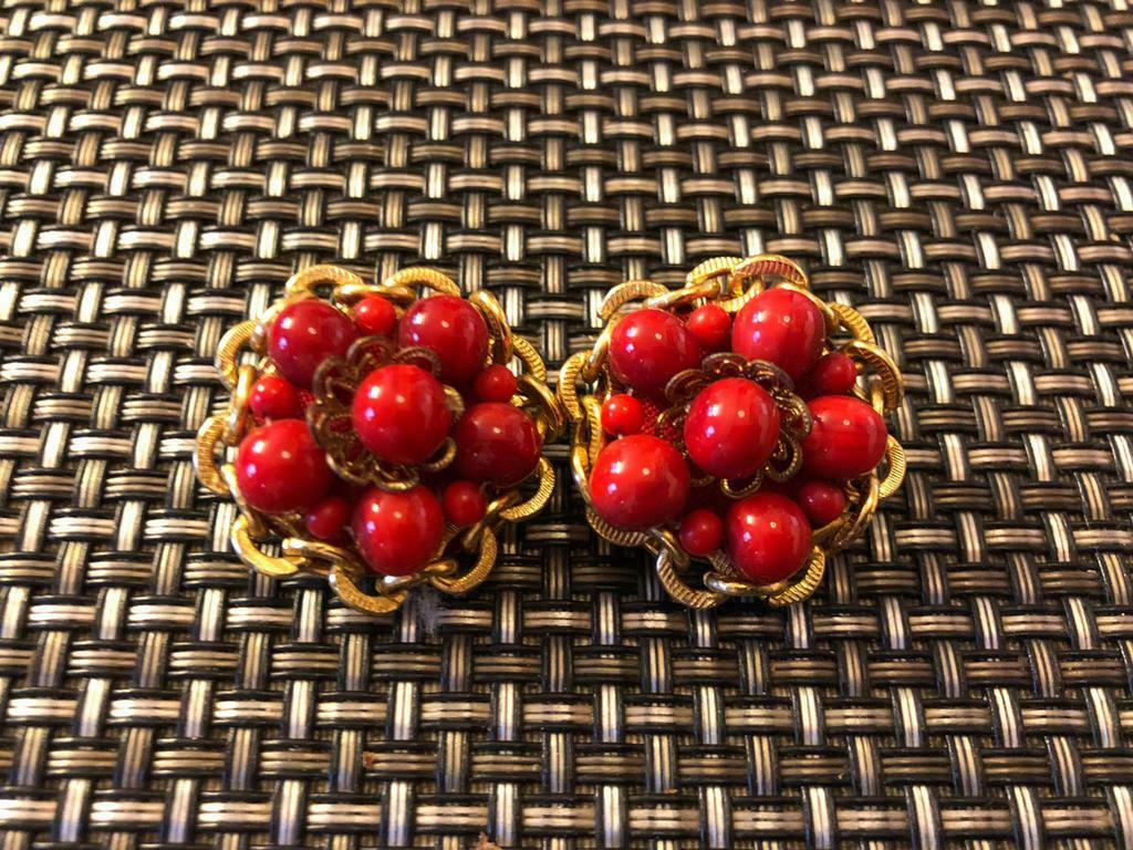 Vintage clip oorbellen, Gebruikt