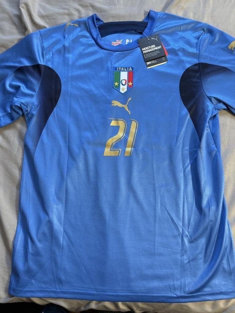 Italië Pirlo Voetbalshirt Origineel WorldCup Finale 2006, Ophalen of Verzenden, Zo goed als nieuw