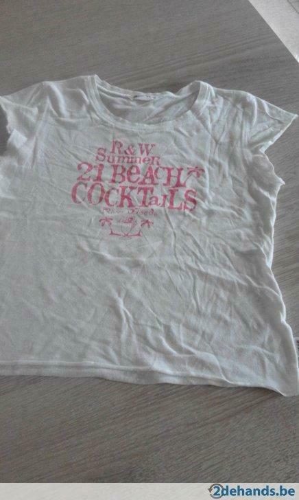 T-shirt River woods, Kinderen en Baby's, Ophalen of Verzenden, Gebruikt, Meisje, Shirt of Longsleeve