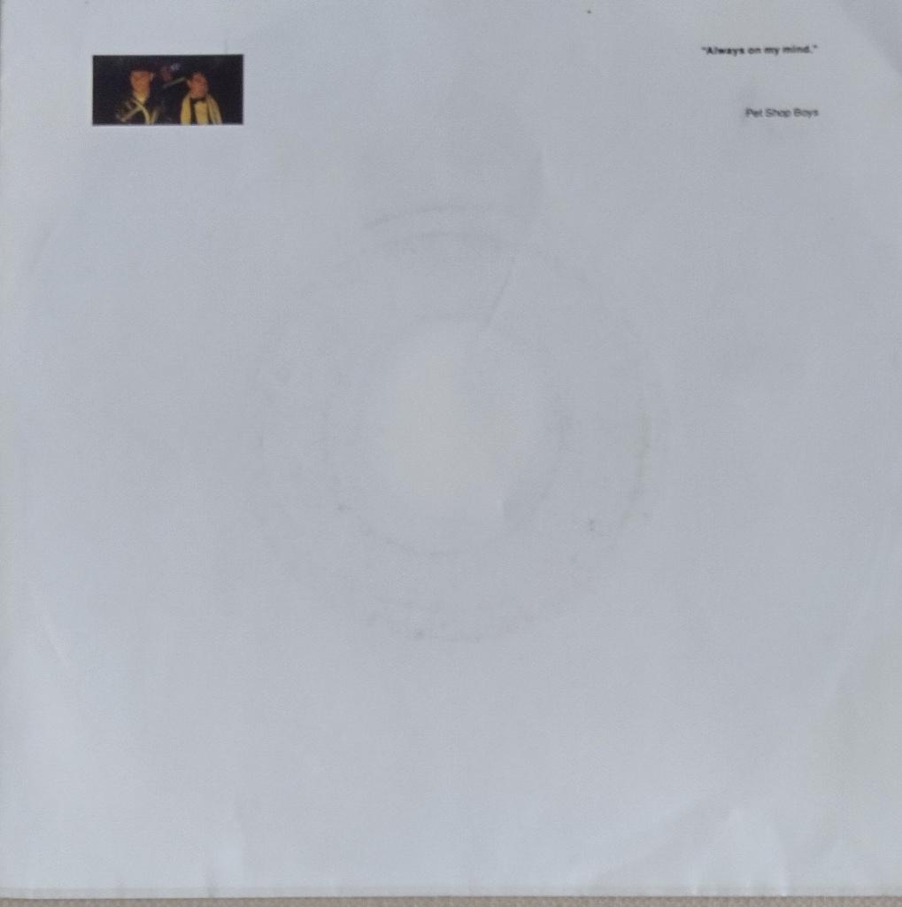 Pet Shop Boys - Always on my mind, Cd's en Dvd's, 7 inch, Single, Ophalen of Verzenden, Zo goed als nieuw