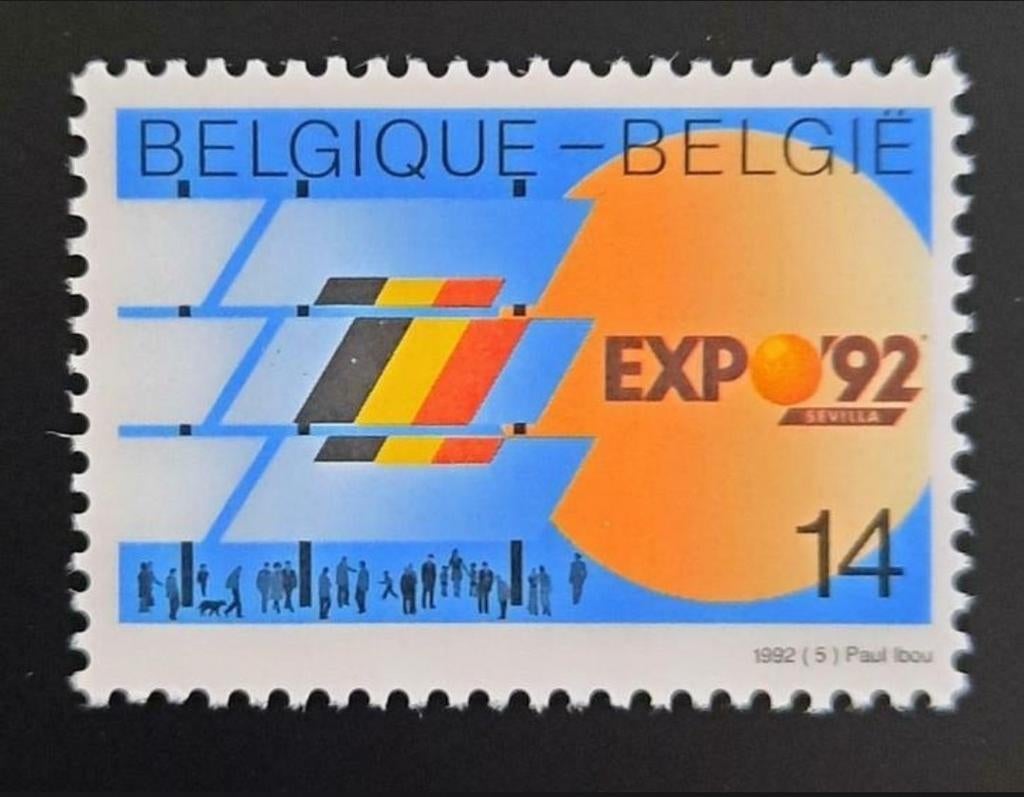 Belgique : COB 2448 ** Sevilla 1992., Sans timbre, Neuf, Enlèvement ou Envoi, Non oblitéré