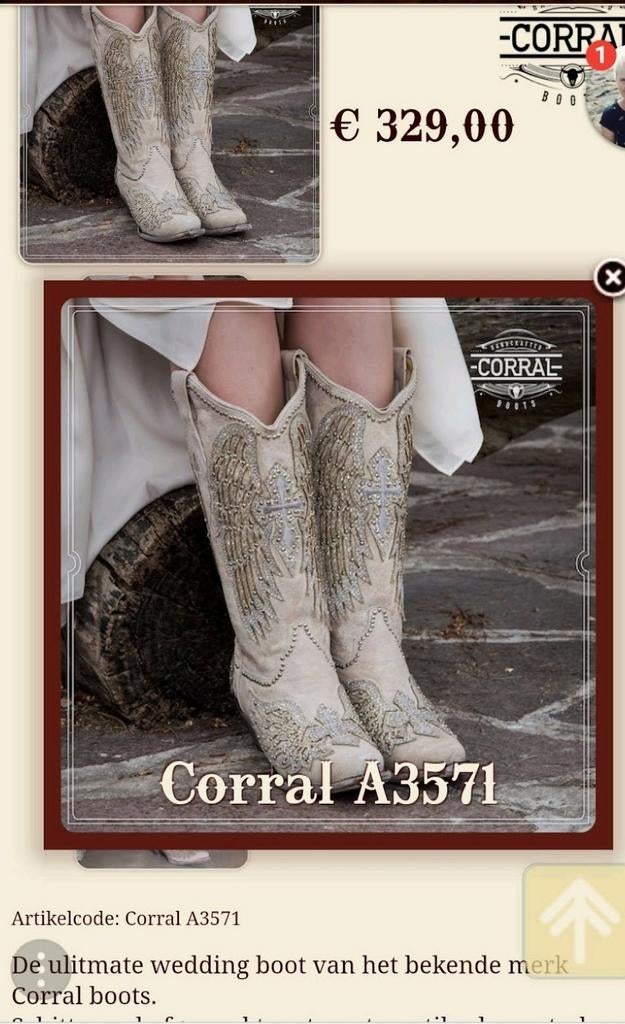Bottes western taille 8 (38), Enlèvement ou Envoi