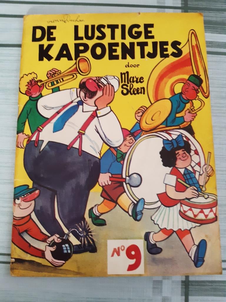 De lustige kapoentjes van Marc Sleen, Eén stripboek, Ophalen of Verzenden, Gelezen, Marc Sleen