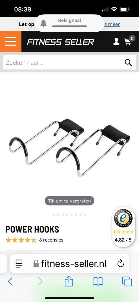 Power Hooks nieuw, Sport en Fitness, Ophalen of Verzenden, Nieuw