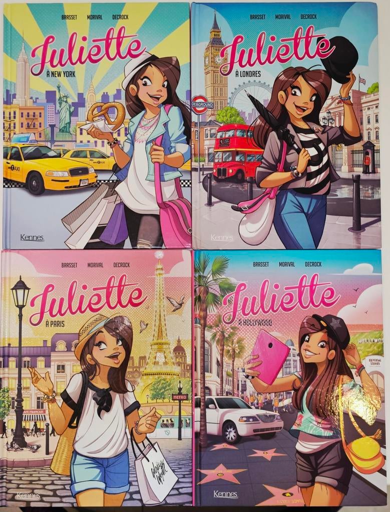 Lot de 4 BD Juliette à..., Livres