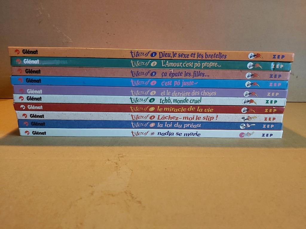 TITEUF N 1 A 10, Livres, Plusieurs BD, Enlèvement ou Envoi, Comme neuf