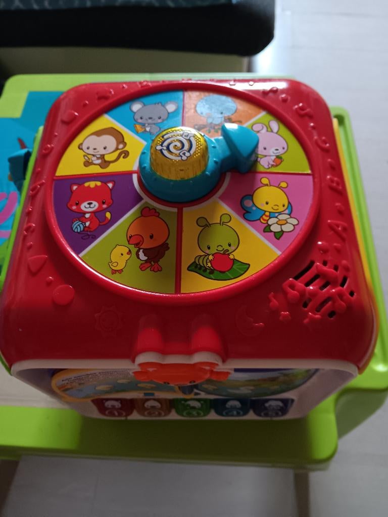 Speel kubus vtech, Kinderen en Baby's, Ophalen, Zo goed als nieuw, Ontdekken, Met licht