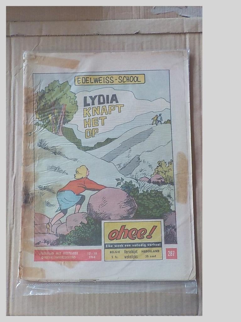 Ohee 287 - Lydia knapt het op - 1e druk, Eén stripboek, Ophalen of Verzenden, Gelezen