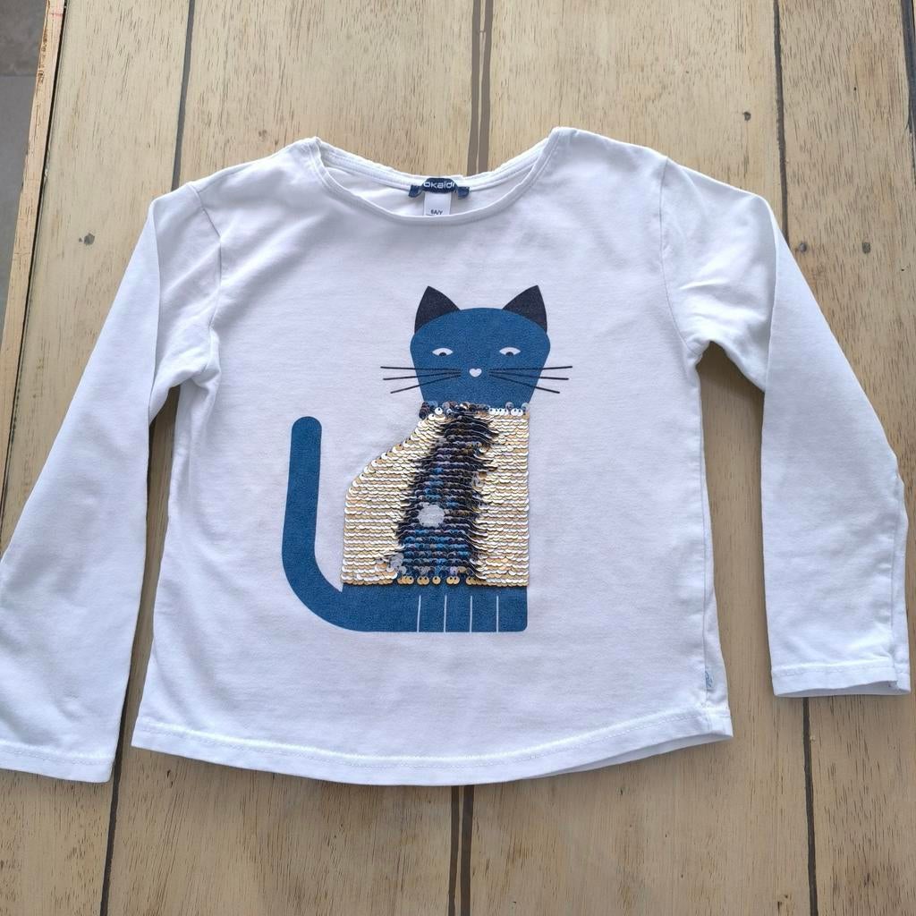 T-shirt à manches longues, Enfants & Bébés, Vêtements enfant | Taille 116, Enlèvement ou Envoi, Utilisé, Fille, Okaidi