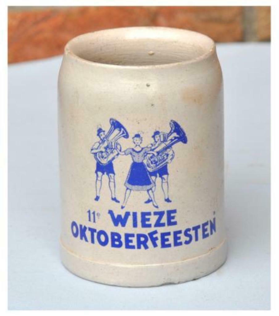§chope grés wieze 11er fête, Collections, Enlèvement ou Envoi, Utilisé, Chope(s), Autres marques