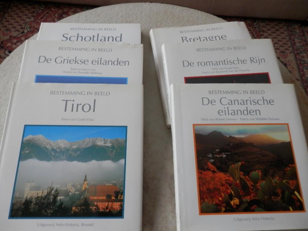 6 guides de voyage avec de nombreuses photos et informations, Guide ou Livre de voyage, Autres marques, Enlèvement ou Envoi, Diverse auteurs