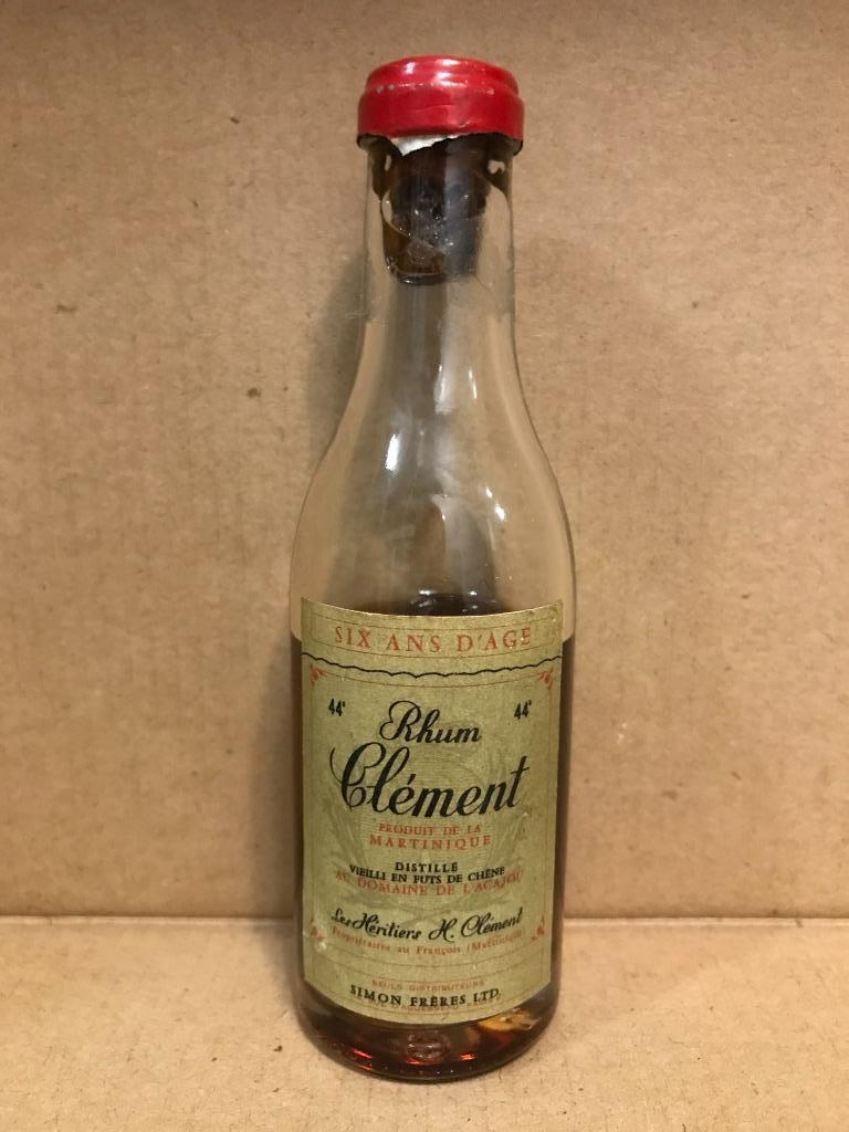 Rhum Clément - Proefflesje alcohol - Martinique, Ophalen of Verzenden, Gebruikt, Overige gebieden, Overige typen