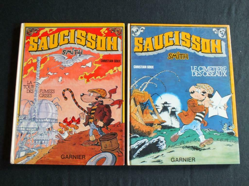 SAUCISSON SMITH (2 ALBUMS E.O).     EDITIONS GARNIER, Plusieurs BD, Enlèvement ou Envoi, Utilisé, Christian GOUX