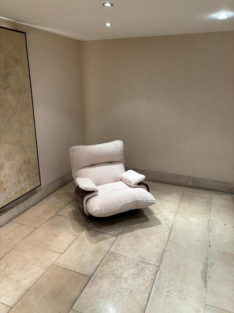 Michel Ducaroy 1970 Marsala Roset Line fauteuil, Ophalen of Verzenden, Zo goed als nieuw