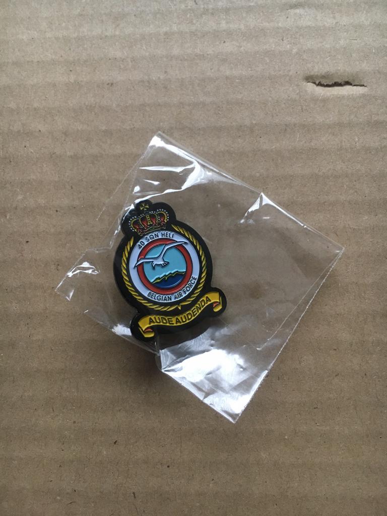 Pin : Seaking - 40Sqn - Basis Koksijde., Ophalen of Verzenden, Nieuw, Overige onderwerpen, Speldje of Pin