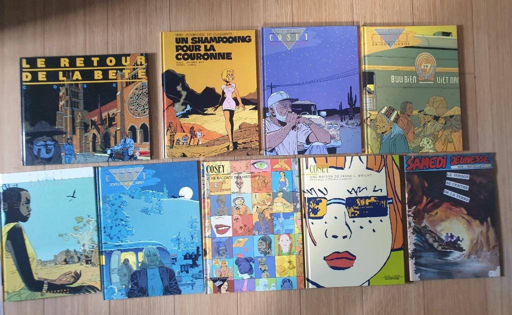 COSEY – 15 albums divers, Enlèvement