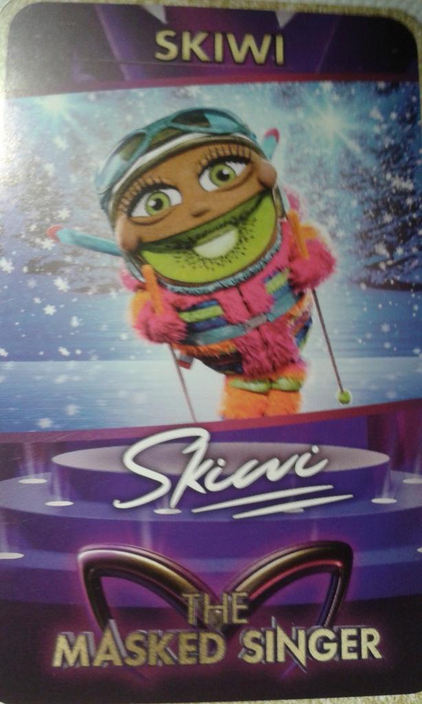 Verzamelkaart SKIWI 'Masked Singer', Ophalen of Verzenden