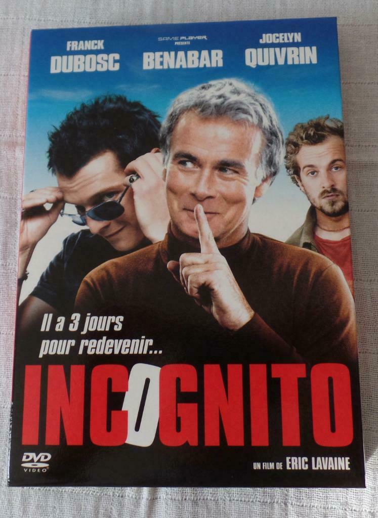 Incognito.  Un film de Eric Lavaine.  DVD uit 2009, Tous les âges, Enlèvement ou Envoi, Comédie d'action