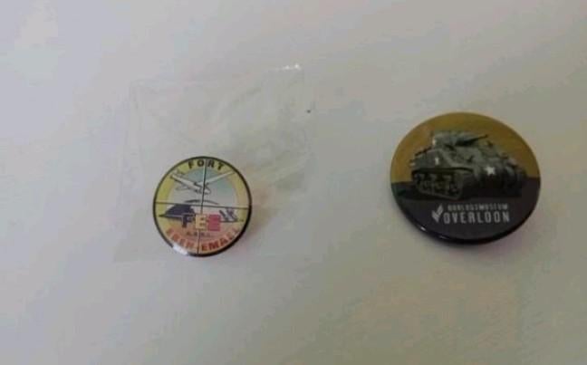 pins van oorlogs musea + bokrijk, Verzamelen, Ophalen of Verzenden, Nieuw, Overige onderwerpen, Speldje of Pin