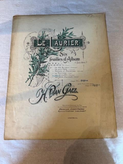 Henri van Gael – Le Laurier: Les Glissades (Mazurka), Op. 55, Gebruikt, Klassiek, Ophalen of Verzenden, Artiest of Componist