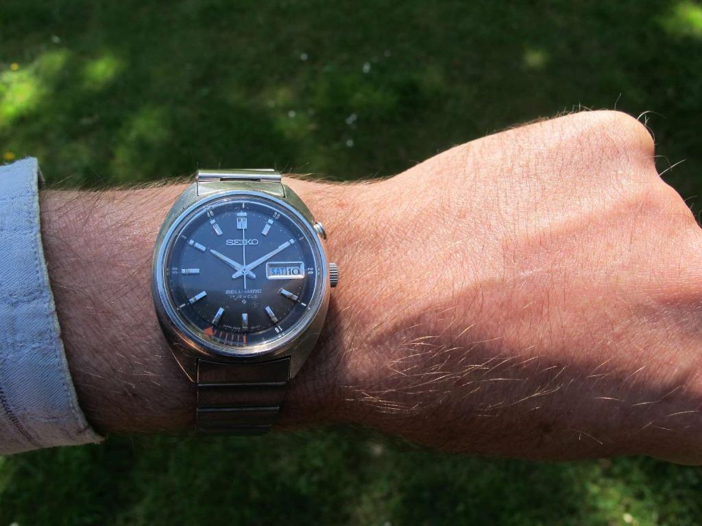 Vintage Seiko Bell-Matic 4006-6010 DD 1970 serviced, Antiek en Kunst, Ophalen of Verzenden