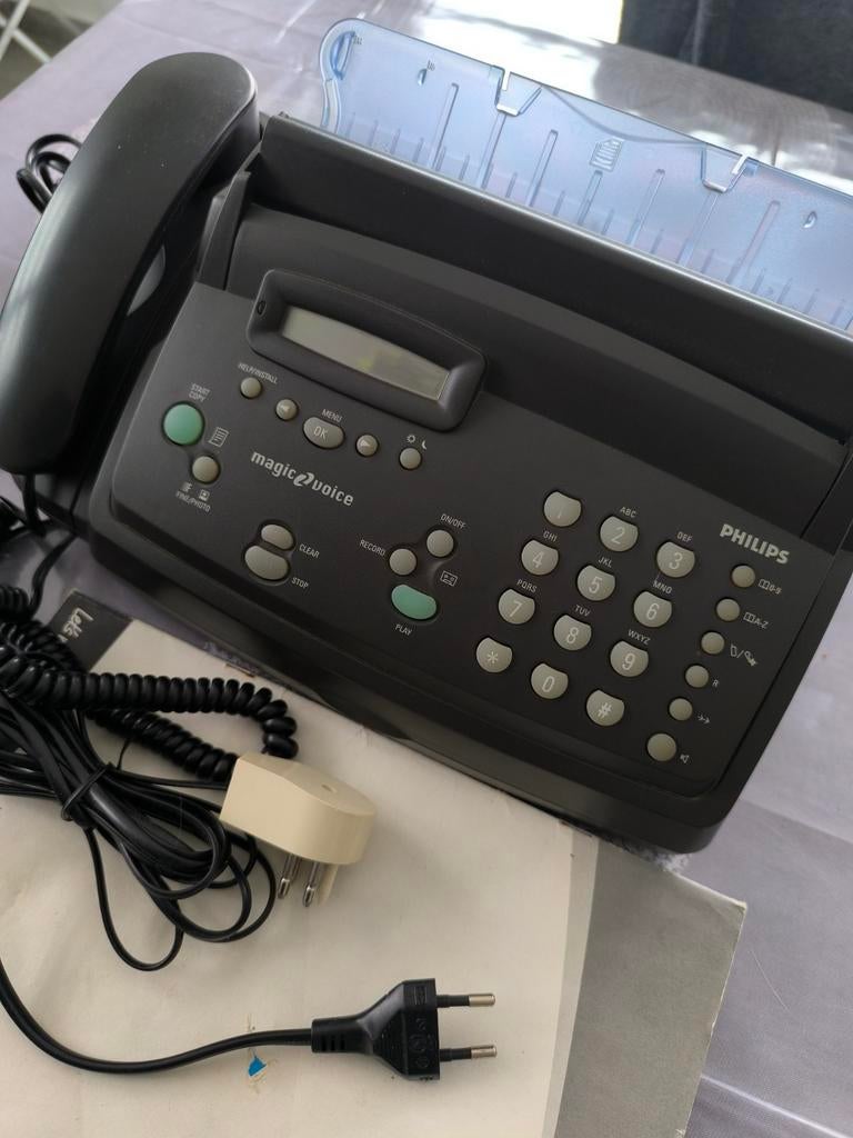 Fax et Téléphone Philips En bon état de fonctionnement avec, Télécoms, Fax, Enlèvement, Comme neuf, Fax