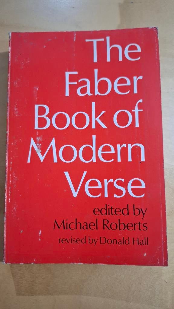 The Faber Book of Modern Verse - Michael Roberts, Enlèvement ou Envoi