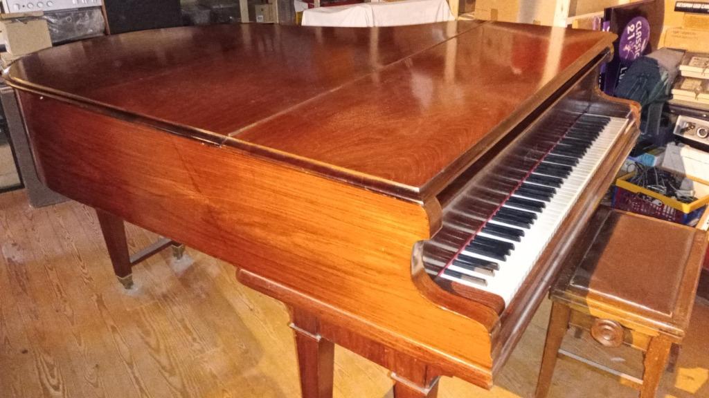 Piano 1/4 queue STECK (1908), Enlèvement, Utilisé, Brun, Piano